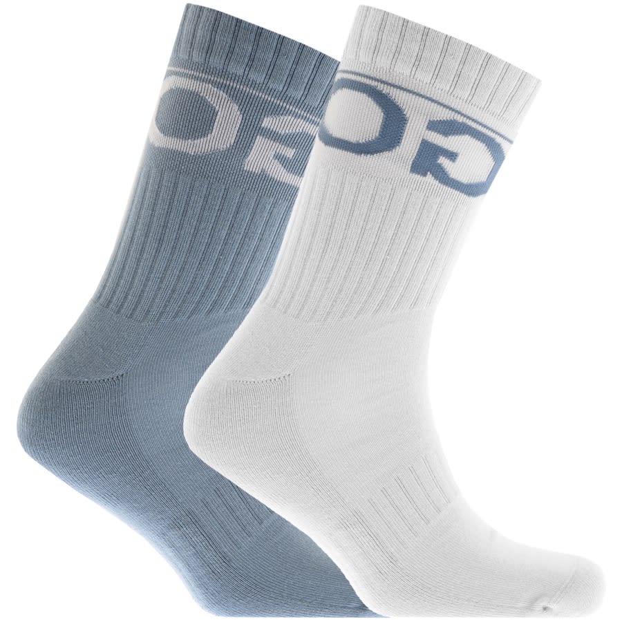 Alternative Image for ProductHUGO Logo Sport Double Pack Socks Blue1
